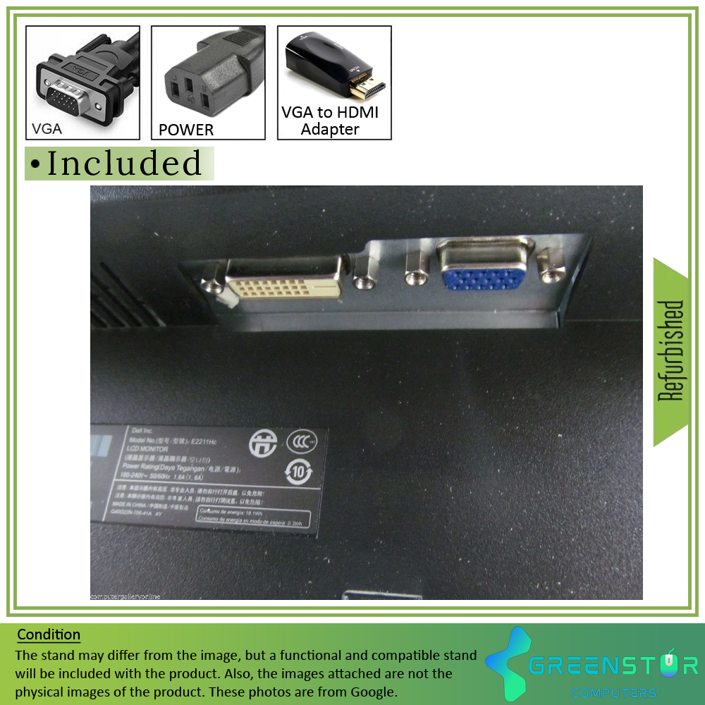 Refurbished(Good) - Dell E-Series E2211H 21.5